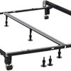 Classic Wood Twin Bed Frame with Under Bed Storage and Easy Assembly 3