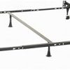 14 Inch Tall Metal Slat Bed Frame No Box Spring Needed Queen Size 3