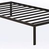 Queen Upholstered Platform Bed with LED Frame Twin XL Trundle Pink 4