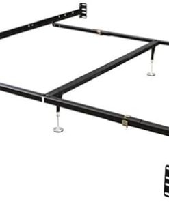 California King Bolt on Bed Rail with Center Support and Adjustable Glides