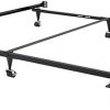 Full Size Bed Frame with Wooden Headboard No Box Spring Needed 3
