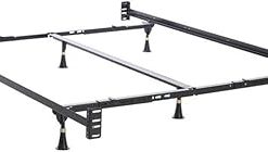 Queen and Eastern King Bed Frame with Adjustable Headboard and Legs