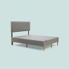 EVASTAR Queen Bed Frame with Storage Headboard and Charging Station 3