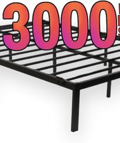 Queen Size Metal Bed Frame Heavy Duty No Box Spring Easy Assembly