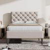 Crosley Landon Wood Bed Set in Acorn Finish for Queen Size 4