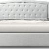 Twin Size Trundle Bed Frame for Kids with Safety Fence Gray 3