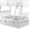 Modern White PU Leather Twin Bed Frame with Guardrail and Charging Station 4