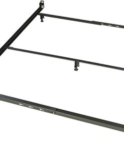 Low Profile Metal Bed Frame with Support Legs for Queen Mattresses