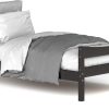 Full Upholstered Platform Bed with Gas Lift Storage in Grey 3
