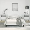 Full Bed Frame with Wood Headboard and Metal Slats, No Box Spring 3