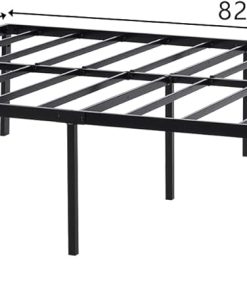 Bonnlo 18 Inch Metal Queen Bed Frame Heavy Duty Steel Slats Black 2