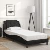 Queen Size Upholstered Bed Frame with Wing Back Headboard Light Grey 3