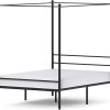 King Size Metal Bed Frame with Headboard and Under Bed Storage 4
