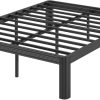 Marsail Twin Bed Frame 14 Inch Metal Platform Bed with Storage Space 4 Marsail Twin Bed Frame 14 Inch Metal Platform Bed with Storage Space 4