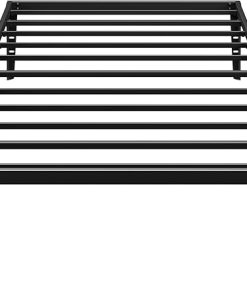 Alkmaar 14 Inch Twin Metal Bed Frame with Steel Slat Support Black