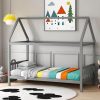 D&H Full Size Bed Frame 18 Inch High Supports 3000lbs Easy Assembly 3