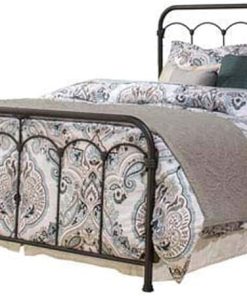 Hillsdale Jocelyn Queen Bed Set Frame Black Speckle Design