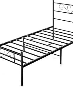 Heavy Duty 12.5 Inch Metal Twin XL Bed Frame with Storage and Support 2