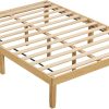 Twin Platform Bed with Bookcase Headboard for Kids, Pink and White 4