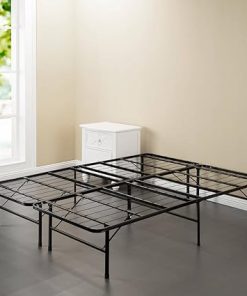Full Size Spa Sensations Steel Smart Base Bed Frame in Black