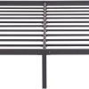Kids Twin Bed Frame with Velvet Storage Headboard and Wooden Slats 4