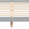 Twin Bed Frame Set with Storage Headboard, Velvet Upholstered, Ivory 4