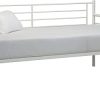 Twin Bed with Storage Drawers – Solid Wood Kids Bed Frame in White 3
