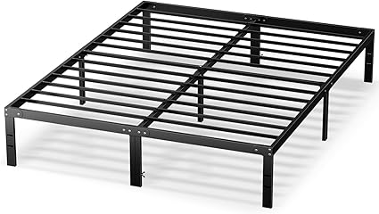 Heavy Duty Full Size Metal Bed Frame with Storage, 14 Inches High 2 Heavy Duty Full Size Metal Bed Frame with Storage, 14 Inches High - Image 2