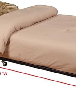 Morley Black Metal Twin Trundle Bed Frame for Stylish Bedrooms 2