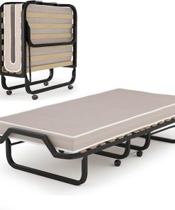GOFLAME Rollaway Folding Bed with Memory Foam for Home and Office