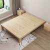 Queen Bed Frame with Charging Station and Storage Shelf Headboard 3