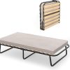 KOTEK Folding Bed with Memory Foam Mattress for Guests and Office