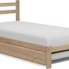 Grey King Size Bed Frame with Fabric Headboard and Wood Support 3