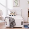 Bellemave Full XL Over Twin Bunk Bed with Desk and USB Ports 4