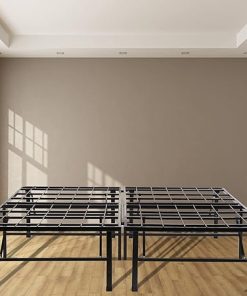 Durable Queen Size Heavy Duty Bed Frame with Steel Slat Support 2