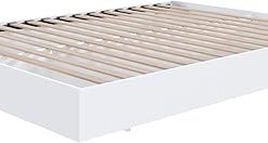 Nexera Full Size White Platform Bed for Stylish Sleep Solutions