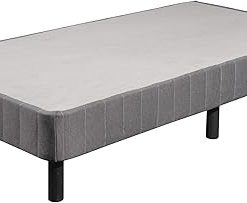 Gray Hollywood Bed Frames with Enforce Base Platform Design