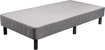 Gray Hollywood Bed Frames with Enforce Base Platform Design Gray Hollywood Bed Frames with Enforce Base Platform Design