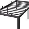 COMASACH Twin Size Heavy Duty Metal Bed Frame with Non Slip Grippers