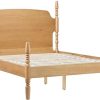 VECELO Queen Size Upholstered Bed Frame with Storage Drawers 3