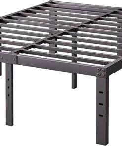 Heavy Duty King Size Bed Frame 18 Inch High Noise-Free Support 2