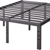 Farmhouse King Size Bed Frame 54″ Tall with Storage Drawers 3
