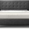 DWVO Full Size Upholstered Bed Frame with Charging Station and Storage 4