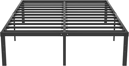 VECELO 16 Inch Queen Size Metal Platform Bed Frame Easy Assembly 2 VECELO 16 Inch Queen Size Metal Platform Bed Frame Easy Assembly - Image 2
