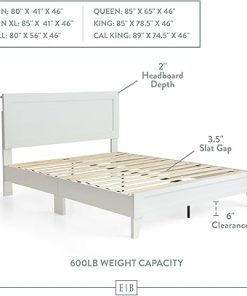 Delta California King Bed Frame with Headboard No Box Spring Needed 2
