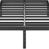 Queen Bed Frame with Storage Headboard Charging Station LED Lights 3