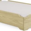 Yaheetech 2 Pack Metal Bed Frame with Curved Headboard and Storage 3