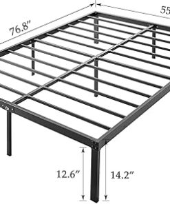 VECELO 14 Inch Full Size Metal Bed Frame No Box Spring Needed 2
