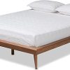Modern Queen Size Murphy Bed Frame Gray Folding Wall Bed Cabinet 4