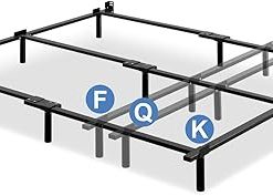 ZINUS Paige Compact Adjustable Heavy Duty 7 Inch Bed Frame for All Sizes